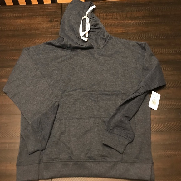 Other - Navy Blue Cotton Blend Pullover Hoody